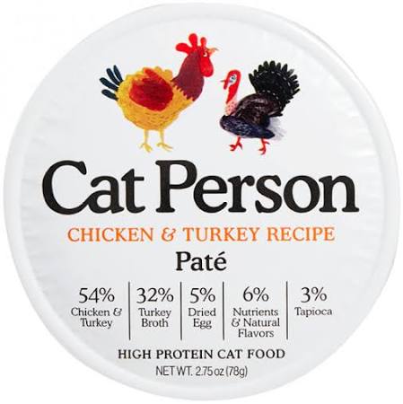 Cat Person Cat Pate Chicken & Turkey 2.75oz