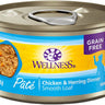 Wellness Complete Health Adult Chicken and Herring Pate Wet Cat Food (3oz)