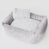 Hello Doggie Imperial Crystal Ultra-Plush Crystal Imperial Silver Dog Bed