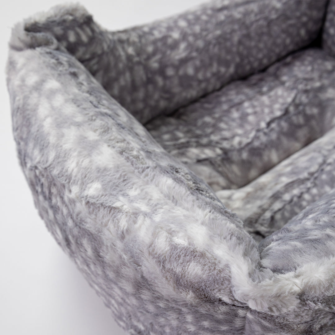 Hello Doggie Cashmere Ultra-Plush Leopard Dog Bed