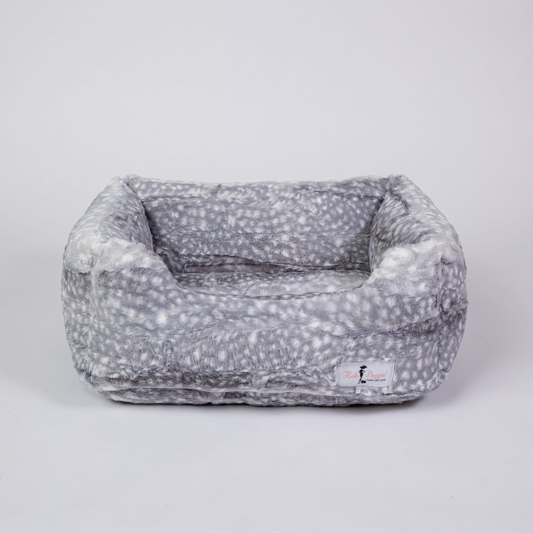Hello Doggie Cashmere Ultra-Plush Leopard Dog Bed