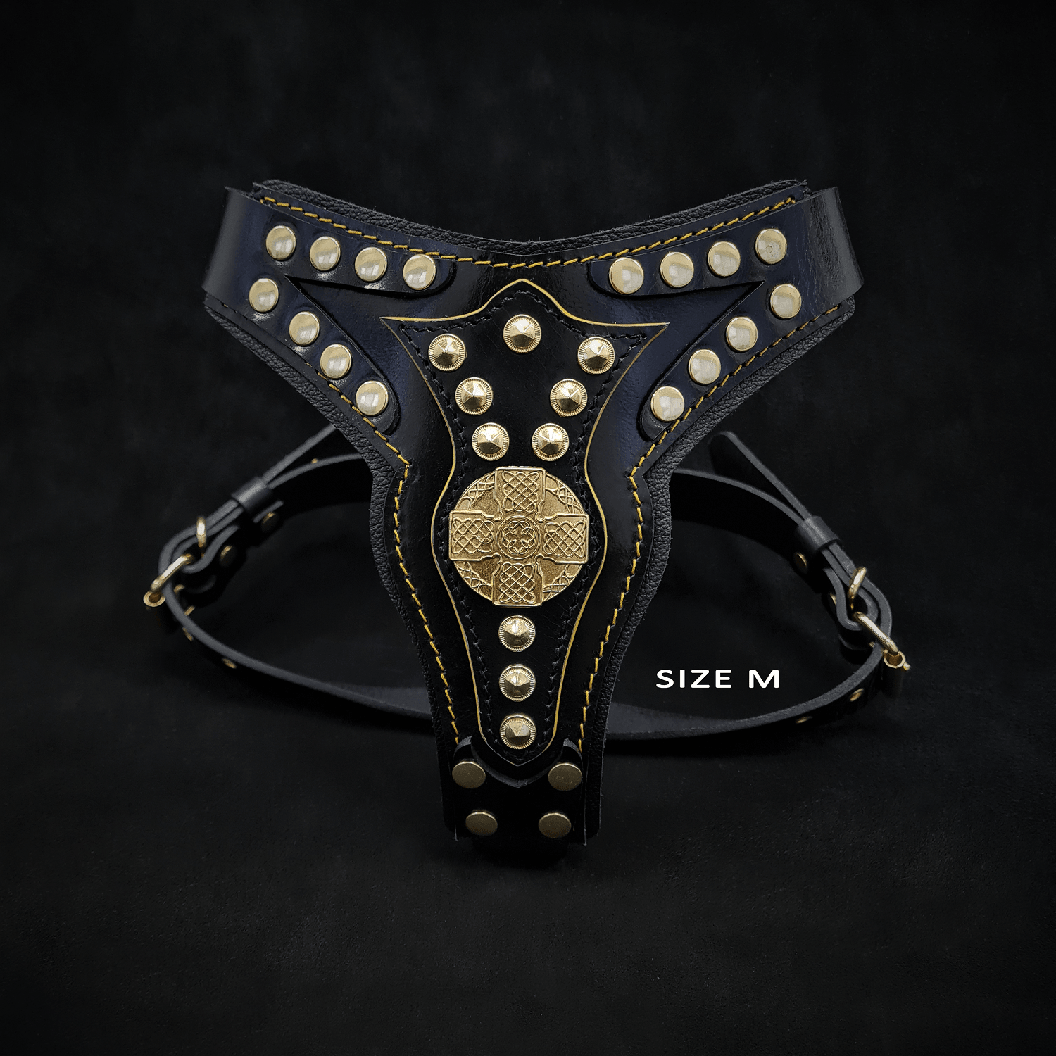 Bestia Maximus V2 Leather Dog Harness