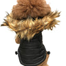 Ski Bunny Puffer with detachable hood, Shiny Black