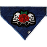 Skulls & Rose Denim Bandana