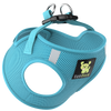 EcoBark Step In Dog Harness - Teacup & Small Breeds- Reflective Soft Mesh Harness for Teacup, Small Dogs and Puppies / Sky Blue