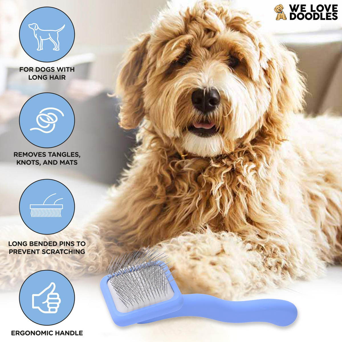 Extra Small Slicker Brush for Dogs