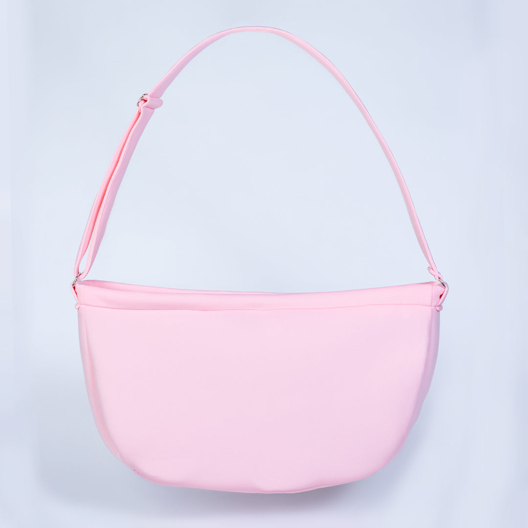 Hello Doggie Satin Baby Pink Dog Sling Carrier