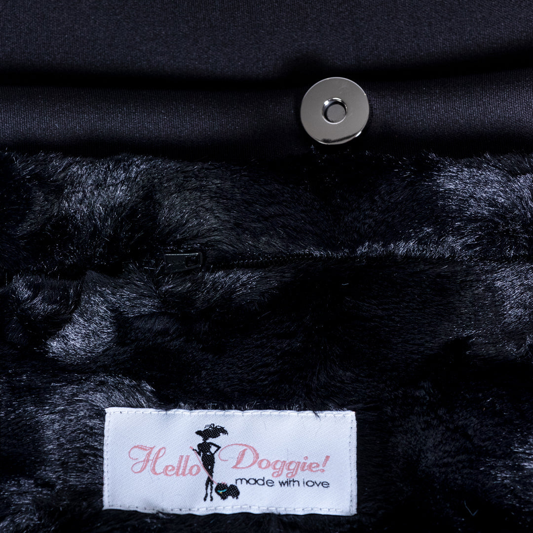 Hello Doggie Satin Baby Blue Dog Sling Carrier