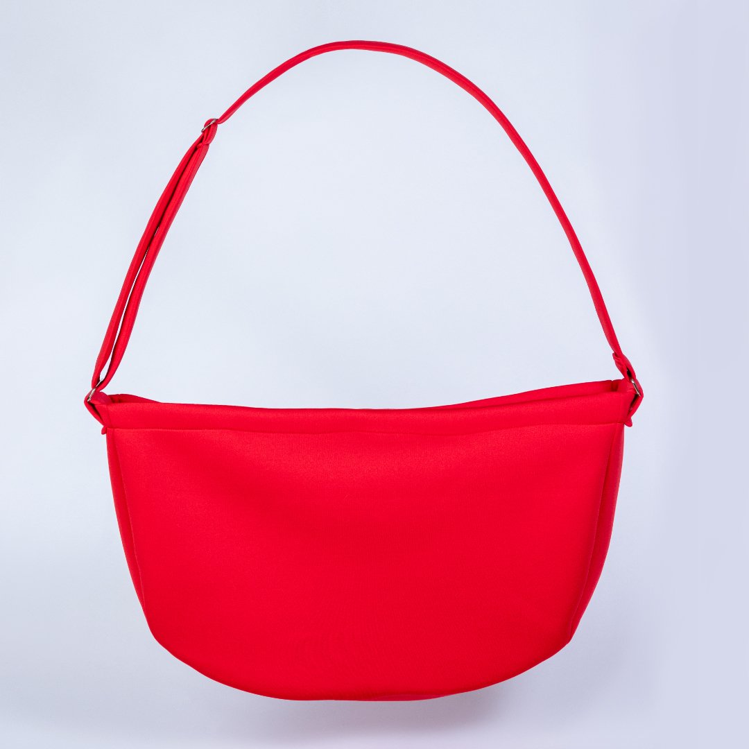 Hello Doggie Satin Red Dog Sling Carrier