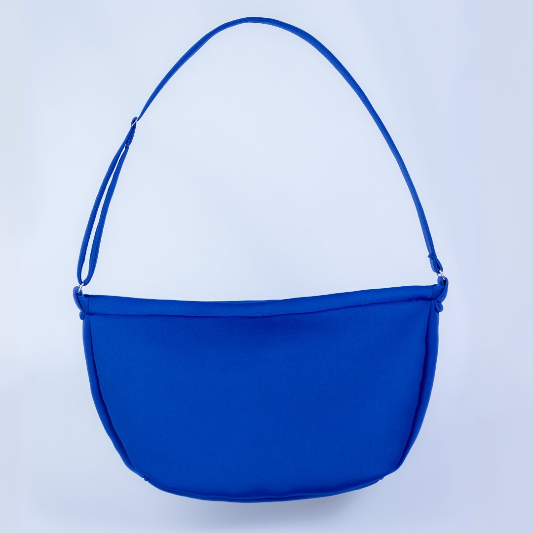 Hello Doggie Satin Royal Blue Dog Sling Carrier