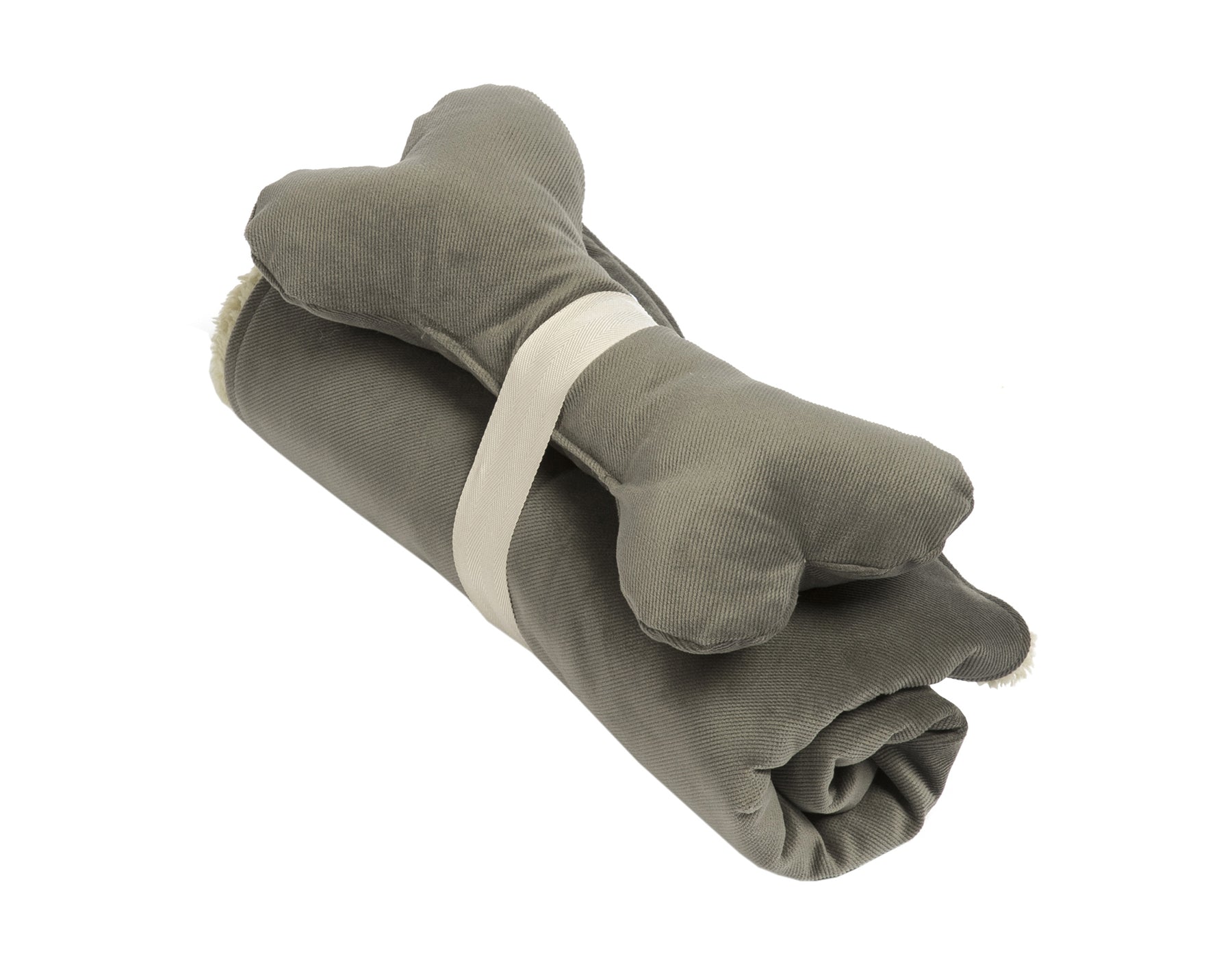 Blanket and Bone Toy Set-Graphite