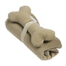 Blanket and Bone Toy Set -Pecan