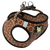 EcoBark Step In Dog Harness - Teacup & Small Breeds- Reflective Soft Mesh Harness for Teacup, Small Dogs and Puppies / Cheetah