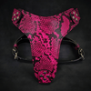 Bestia Dog Gear Genuine Leather Dog Harness - Pink/M