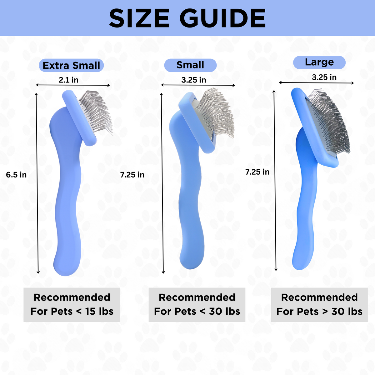 Extra Small Slicker Brush for Dogs