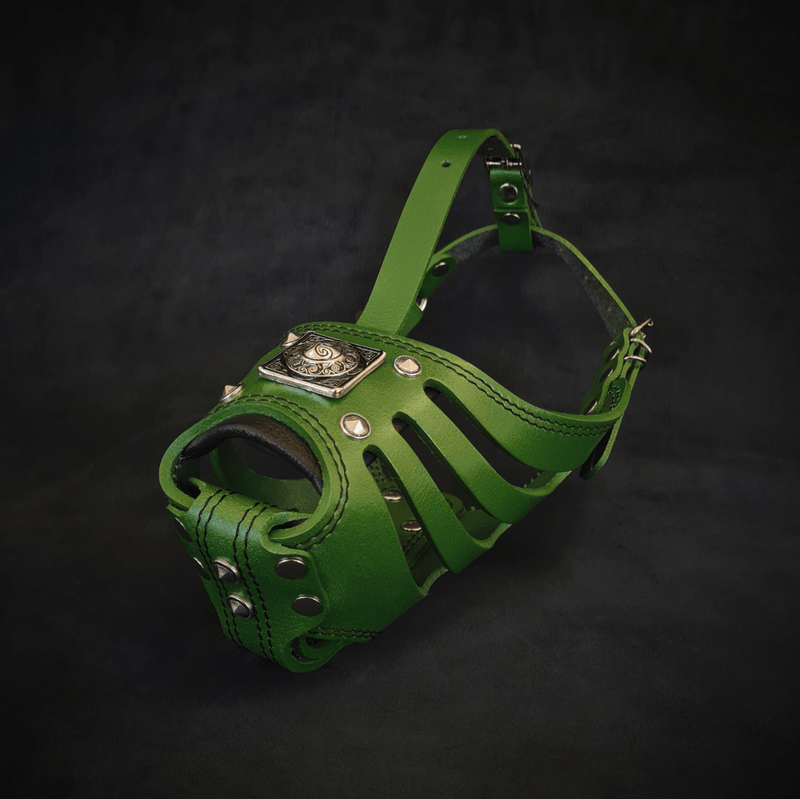Bestia Dog Gear Personalized Muzzles - Green 