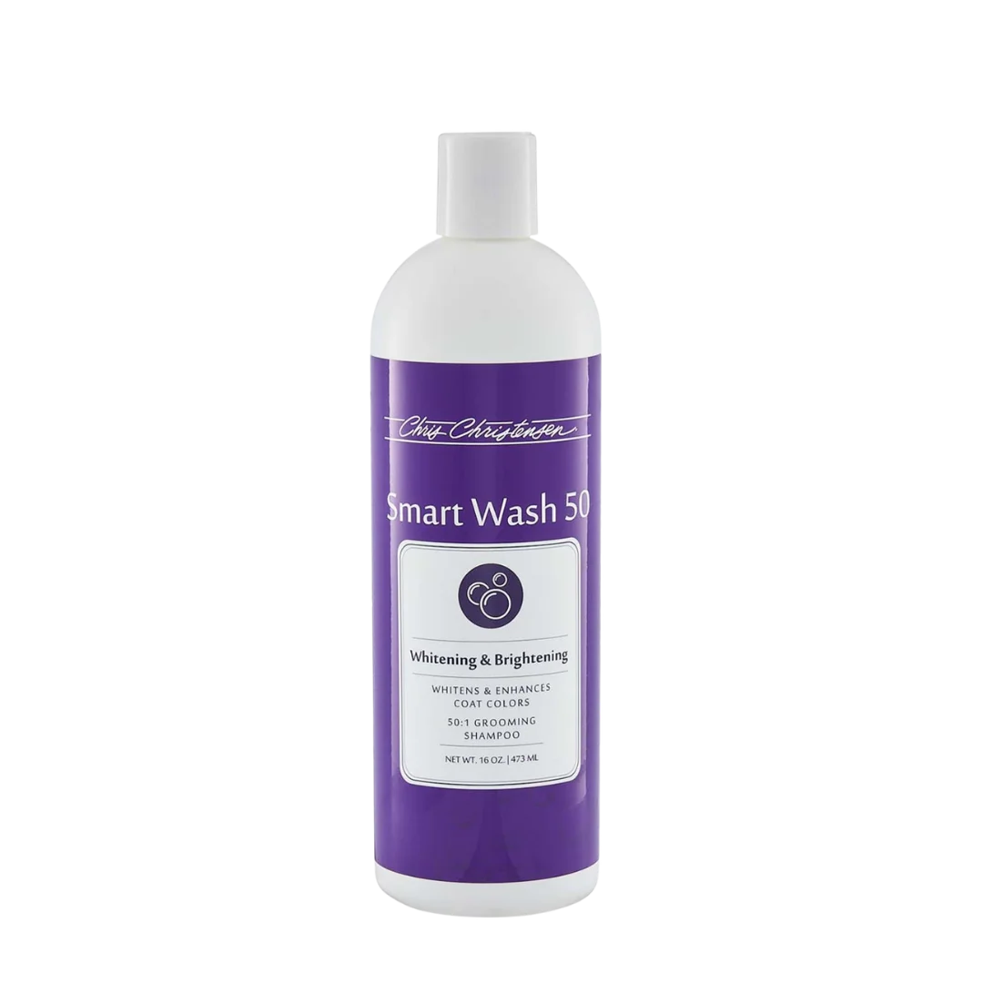 Smart Wash50 Whitening & Brightening Grooming Shampoo 16oz by Chris Christensen