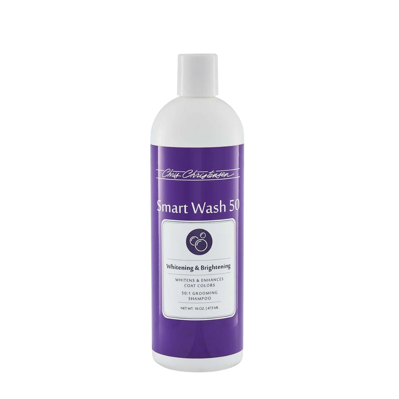 Smart Wash50 Whitening & Brightening Grooming Shampoo 16oz by Chris Christensen