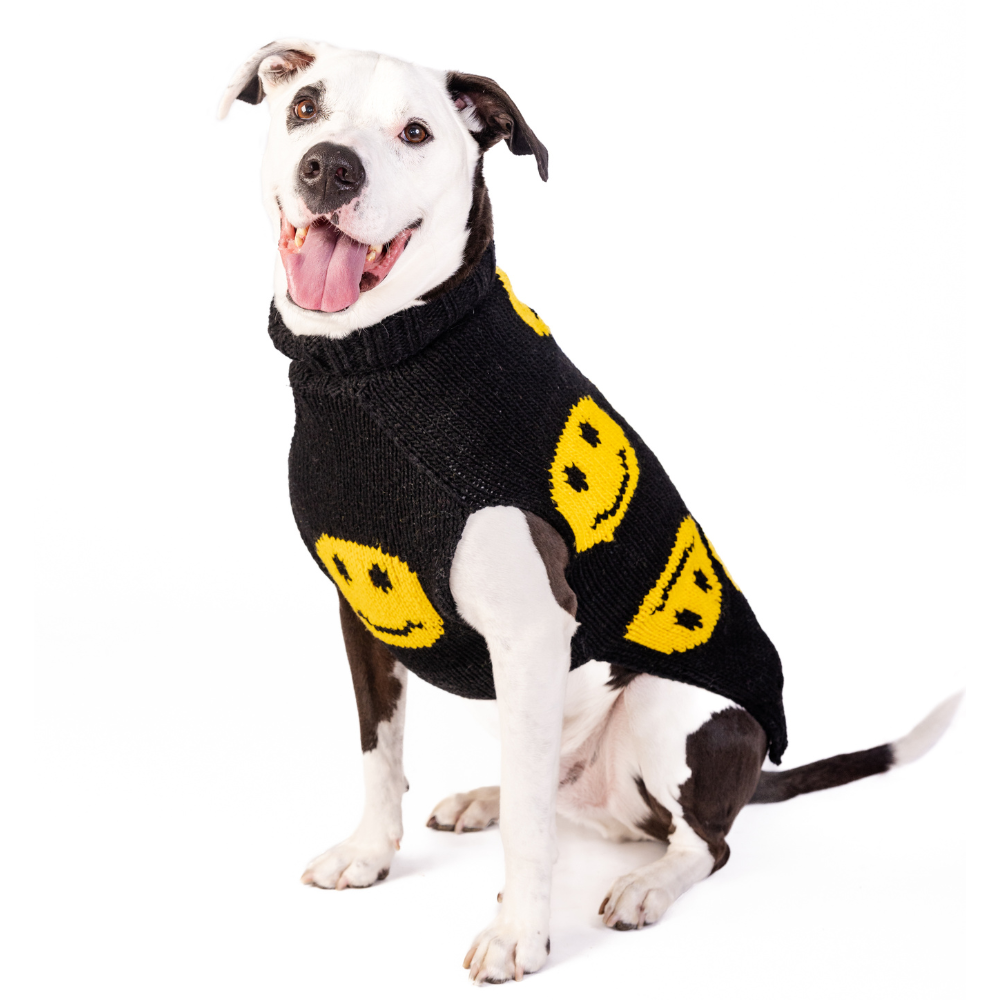 Chilly Dog Smiley Wool Dog Sweater