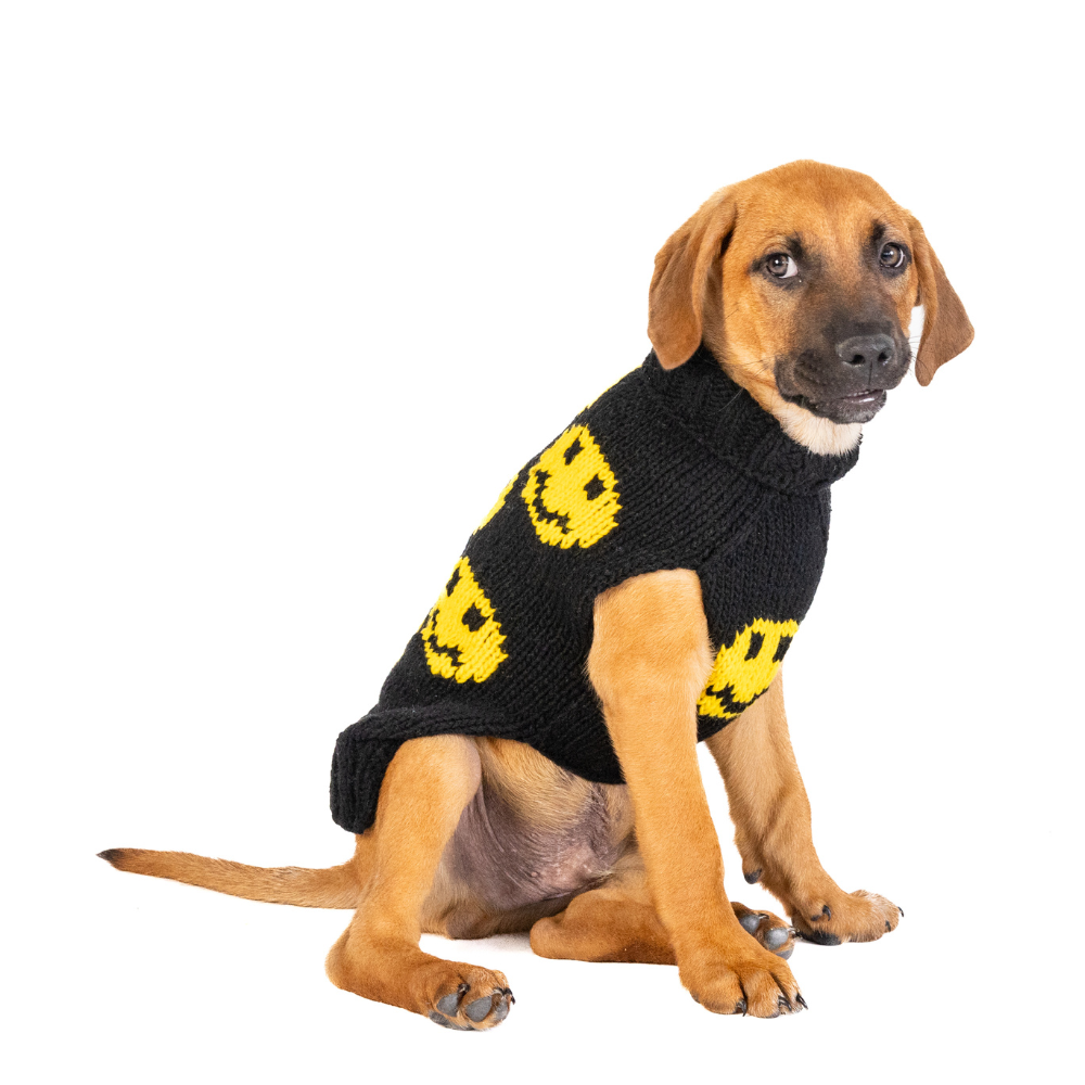 Chilly Dog Smiley Wool Dog Sweater