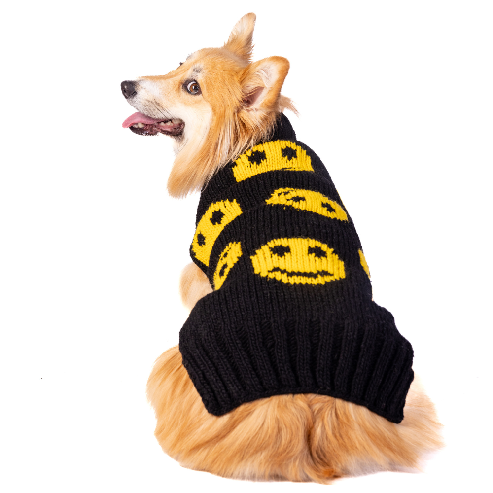 Chilly Dog Smiley Wool Dog Sweater