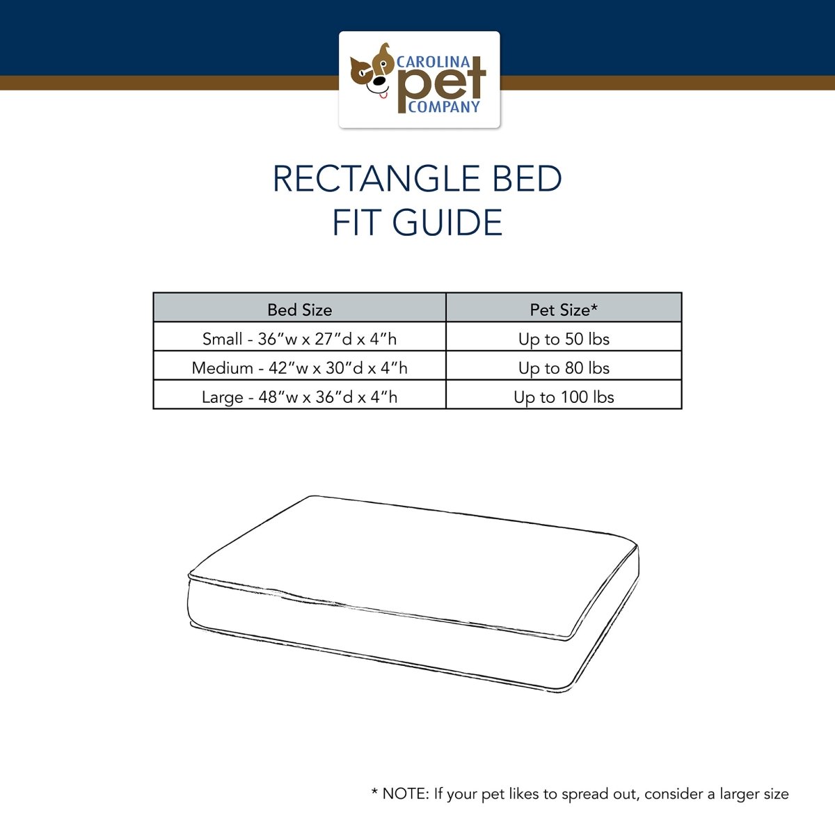 Solid Jamison Rectangle Indoor Outdoor Dog Bed