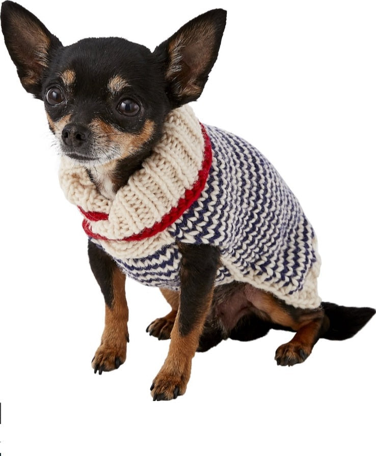 Chilly Dog Spencer Knit Wool Dog Sweater