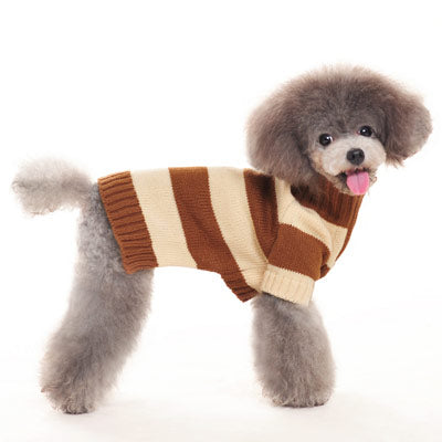 DOGO Sporty Stripe Dog Sweater