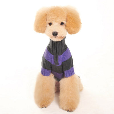 DOGO Sporty Stripe Dog Sweater