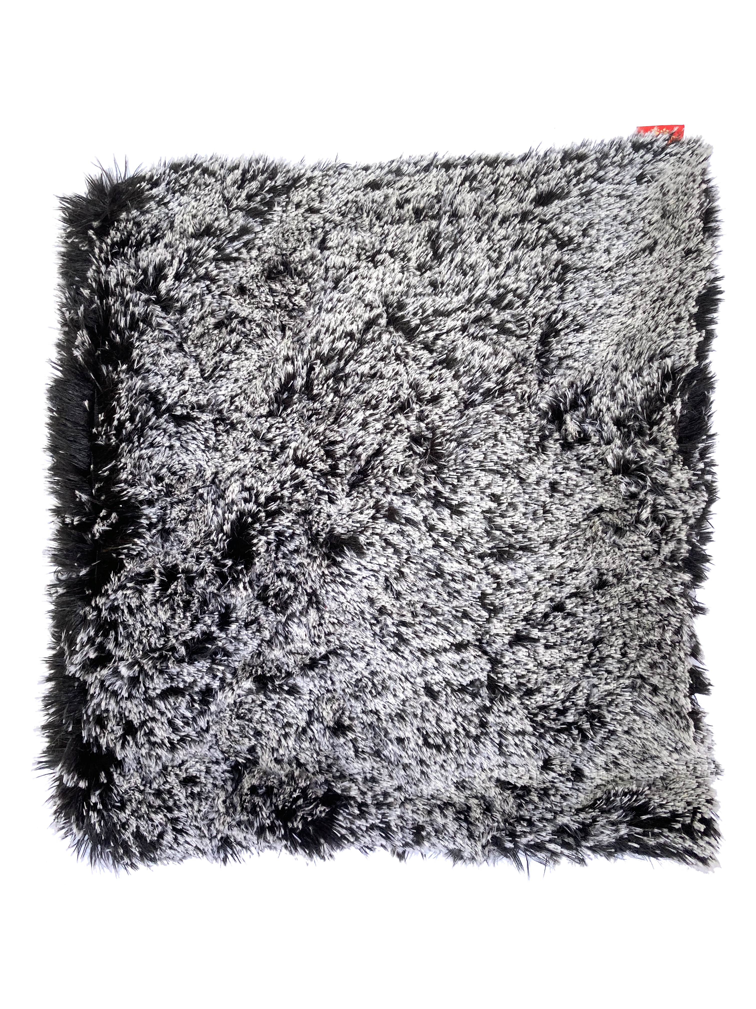 Blanket, Powder Puff-Black/white