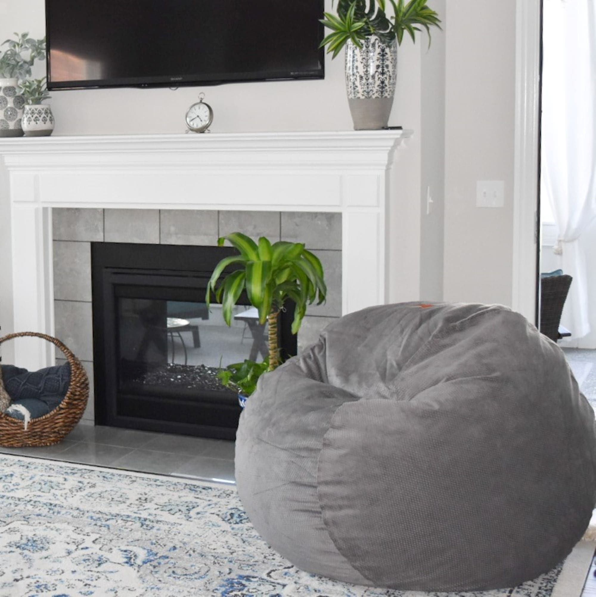 CordaRoy's King Chenille Convertible Bean Bag Chair