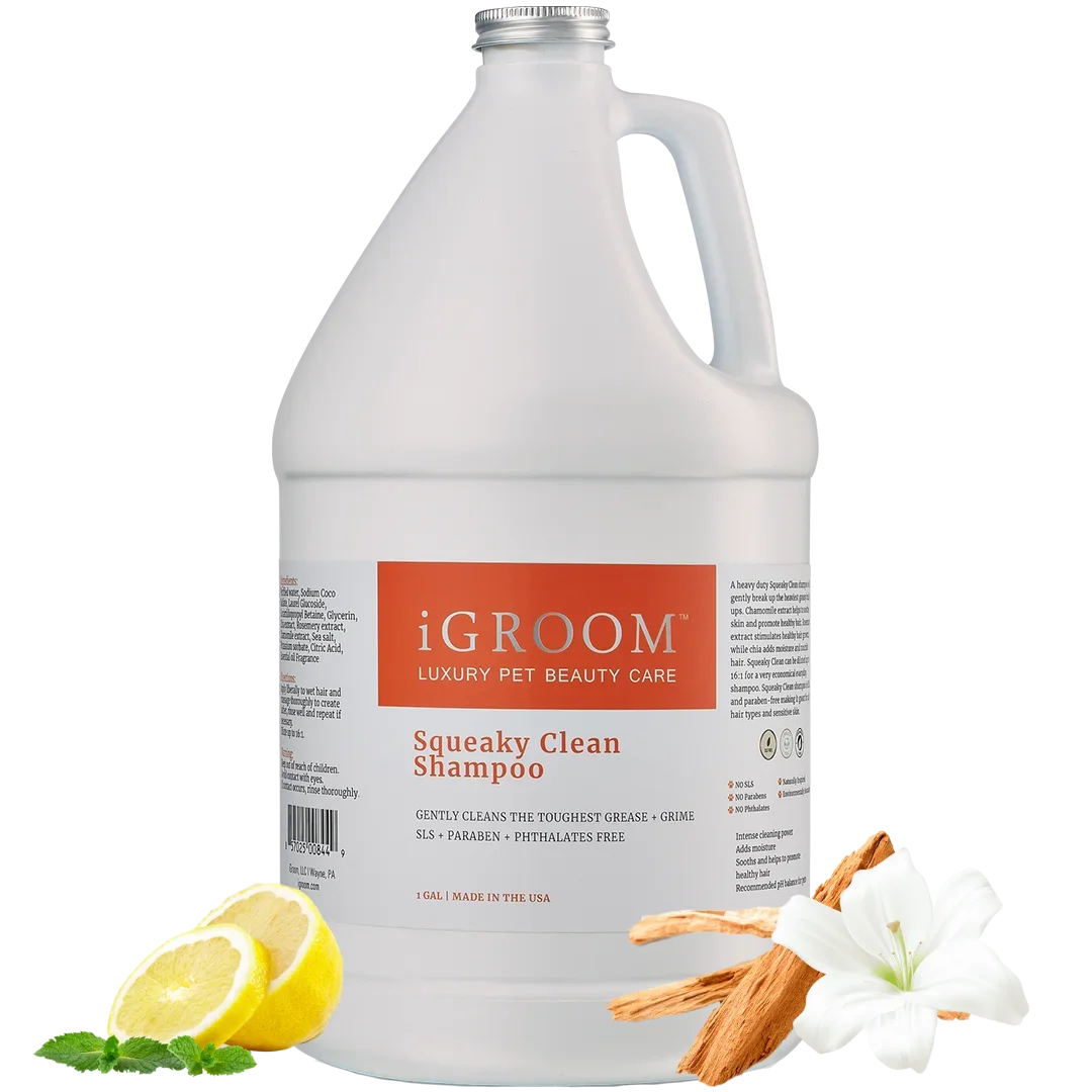 Squeaky Clean Shampoo Gallon by iGroom
