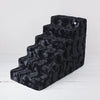 Hello Doggie Luxury Satin Silk Crystal Black Diamond Pet Stairs