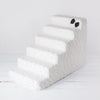 Hello Doggie Luxury Satin Silk Crystal Classic Ivory Pet Stairs