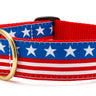 Stars and Stripes Extra Wide Dog Collar 1.5"