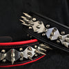 Bestia Dog Gear Genuine Leather Dog Collar - Black
