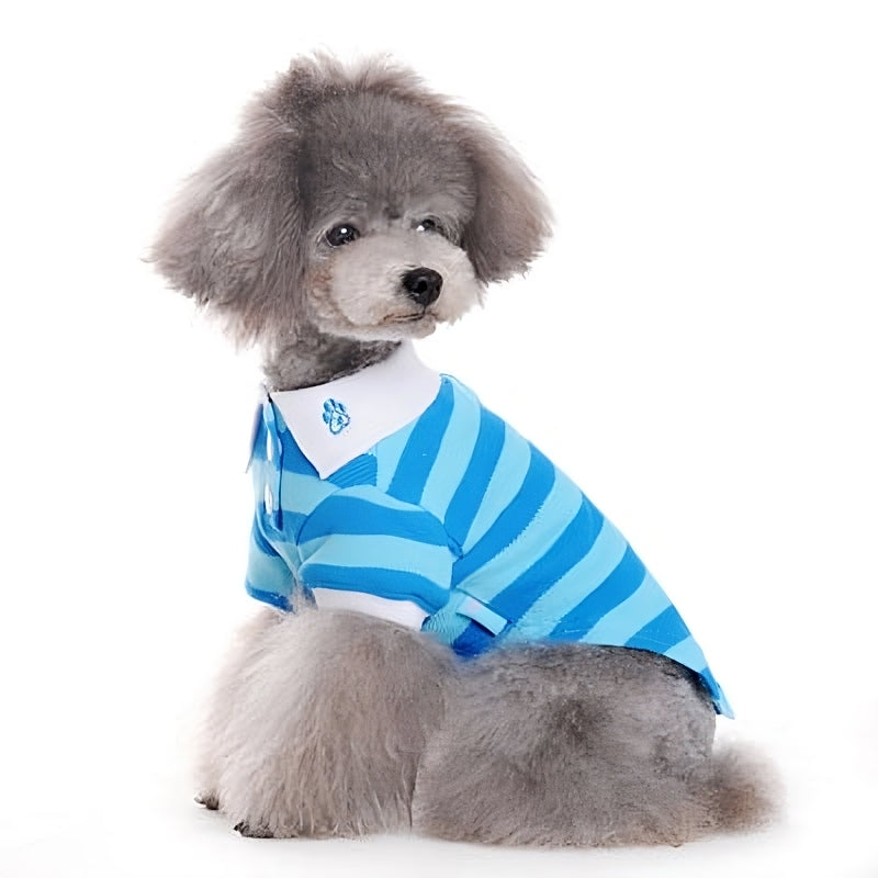 DOGO Stripe Polo Dog Shirt