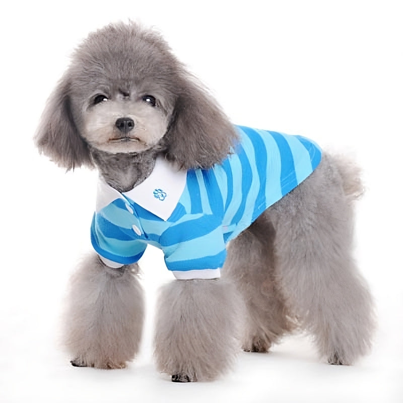 DOGO Stripe Polo Dog Shirt