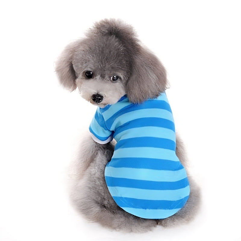DOGO Stripe Polo Dog Shirt