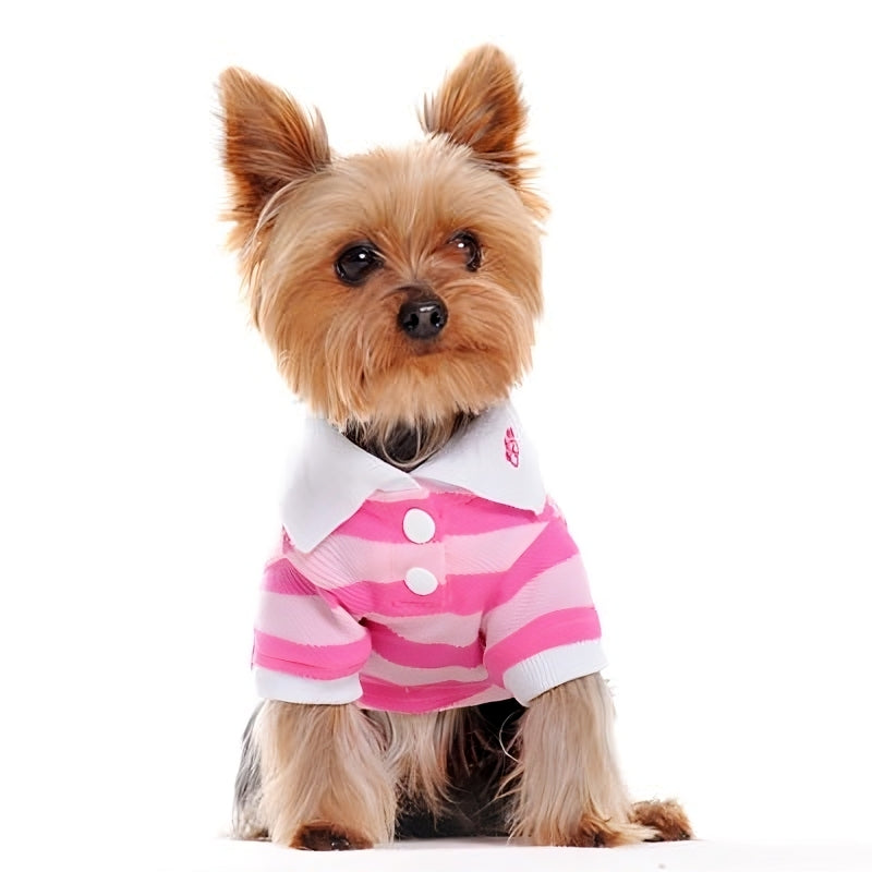 DOGO Stripe Polo Dog Shirt