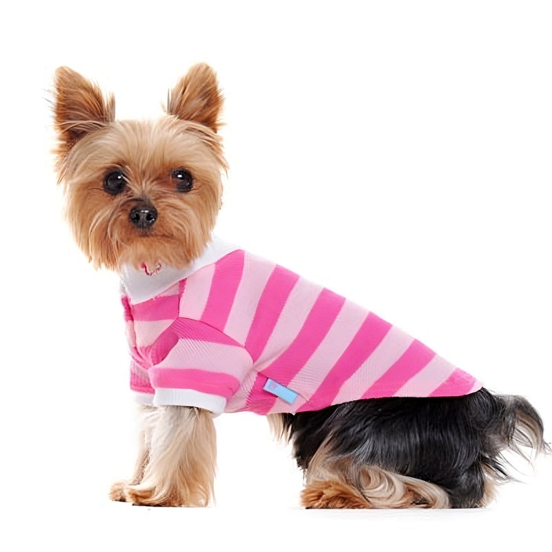 DOGO Stripe Polo Dog Shirt