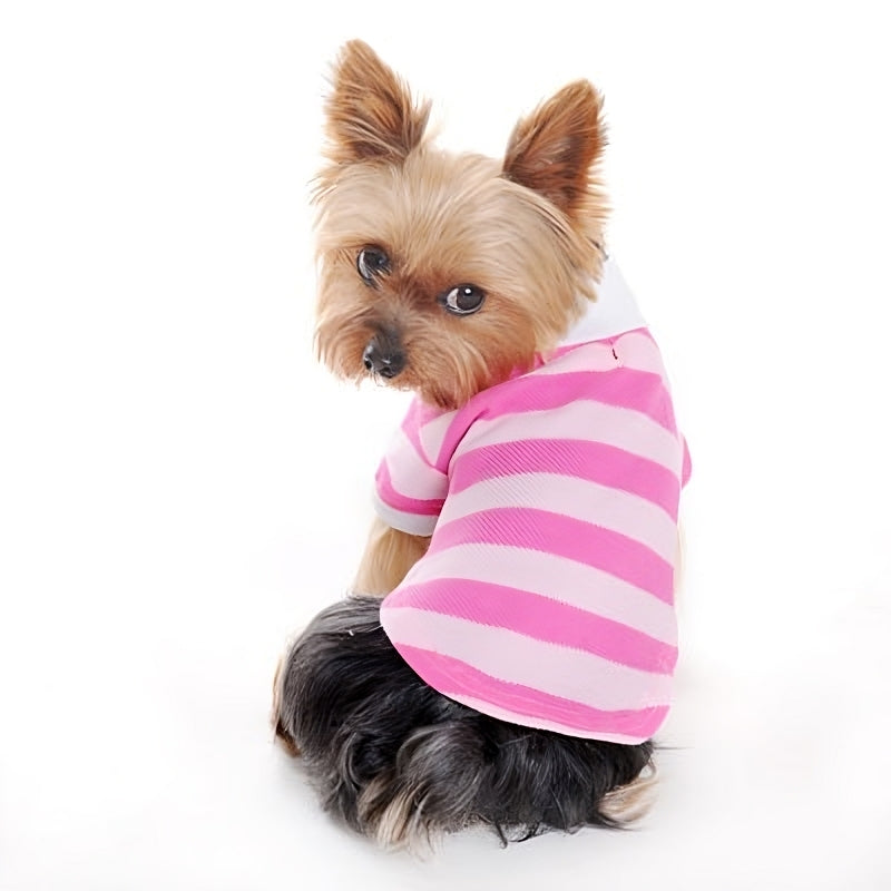 DOGO Stripe Polo Dog Shirt