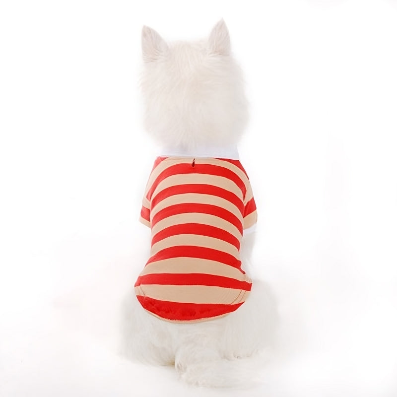 DOGO Stripe Polo Dog Shirt