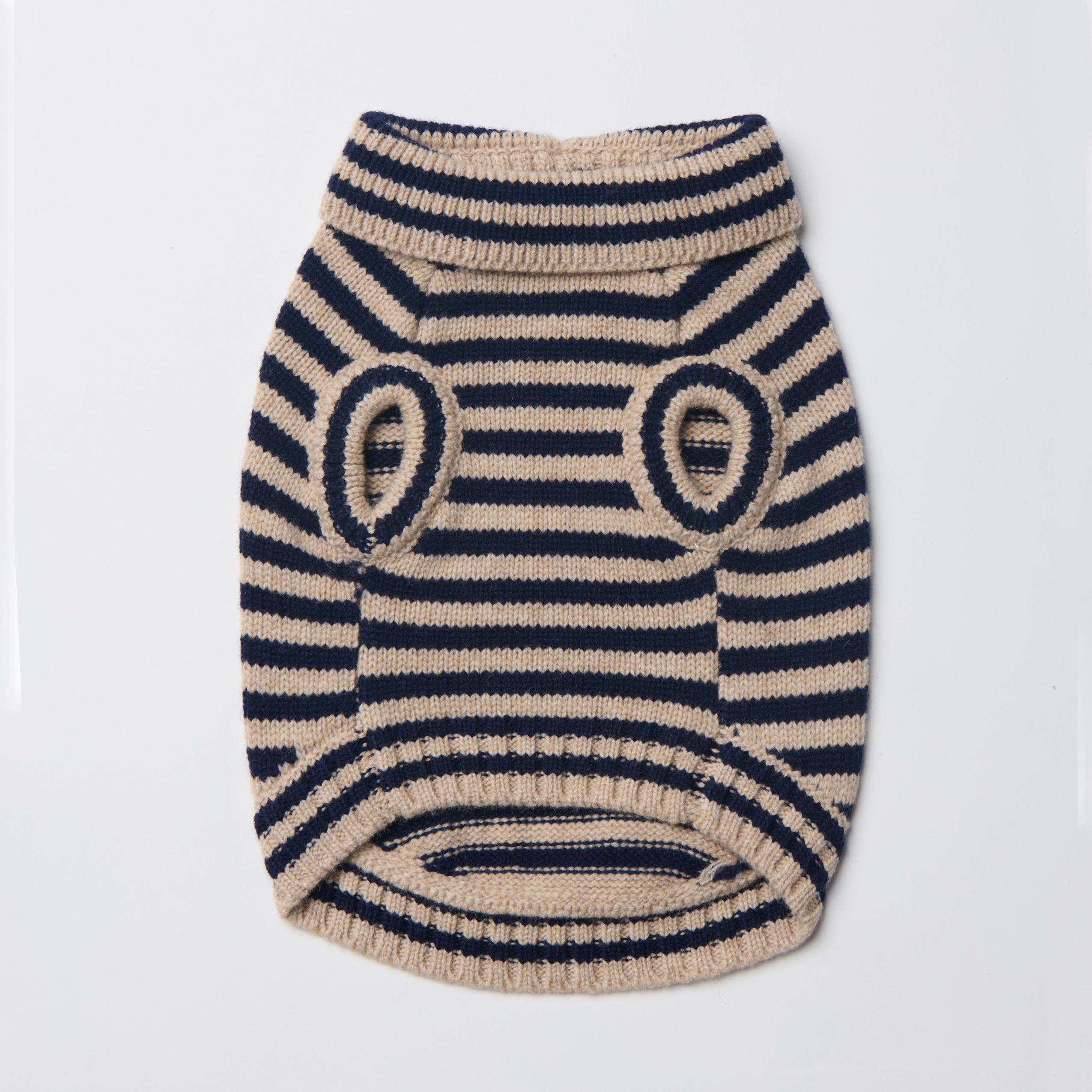 Nooee Pet Polo Wool Sweater - 100% Wool Knit with Classic Collar