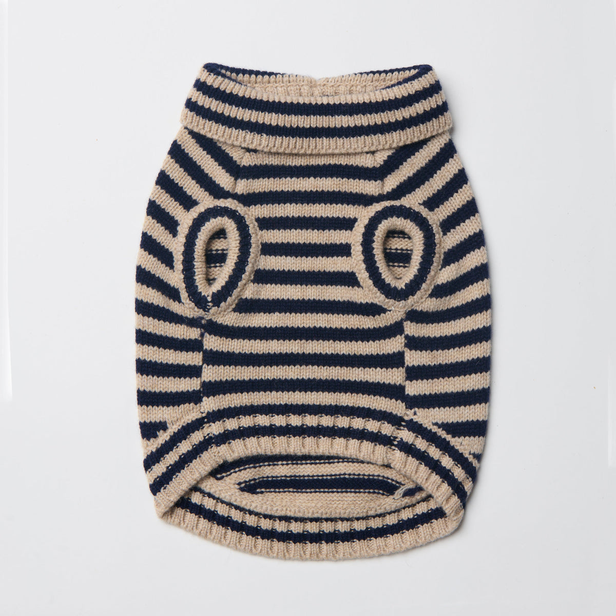 Nooee Pet Polo Wool Sweater - 100% Wool Knit with Classic Collar