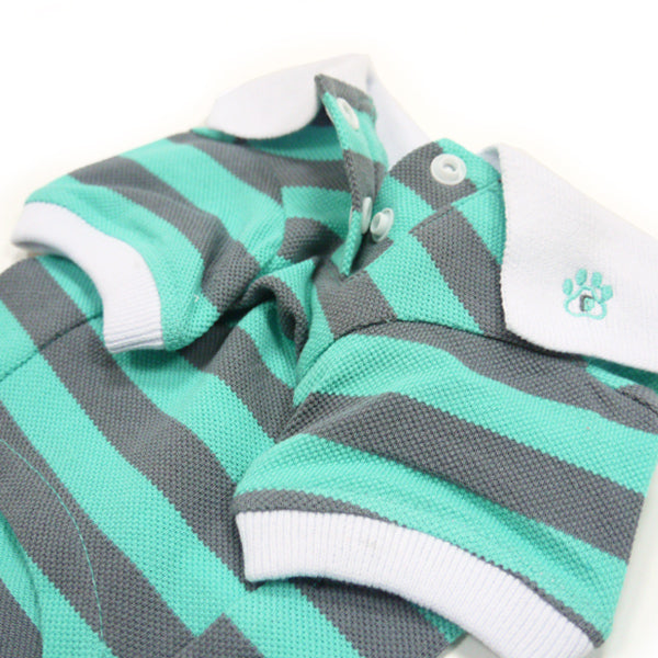 DOGO Stripe Polo Dog Shirt