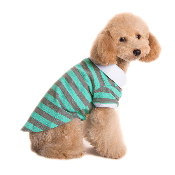DOGO Stripe Polo Dog Shirt