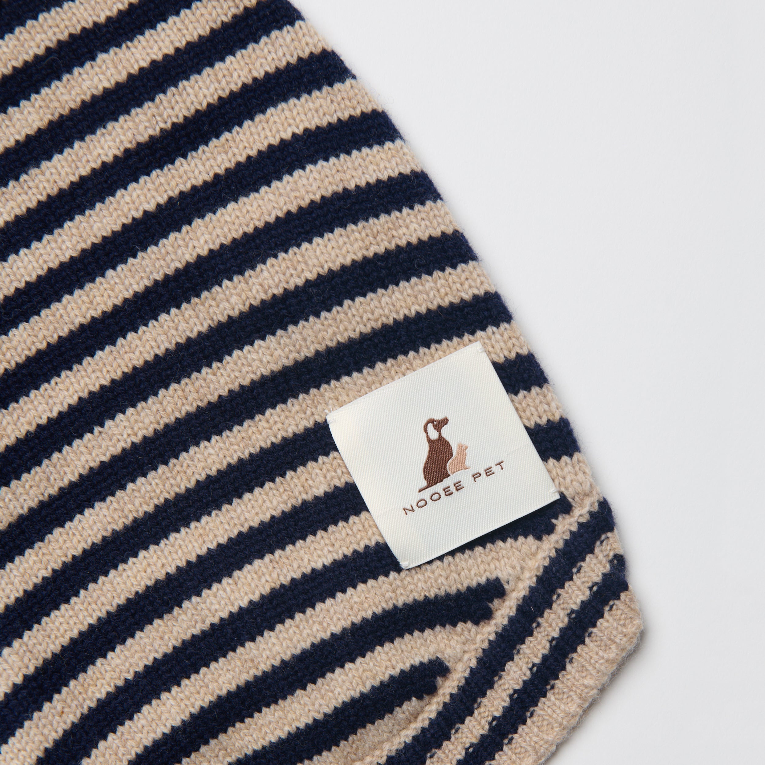 Nooee Pet Polo Wool Sweater - 100% Wool Knit with Classic Collar