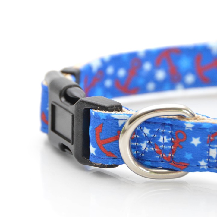 EcoBark – Nautical Bow Tie Dog Collar