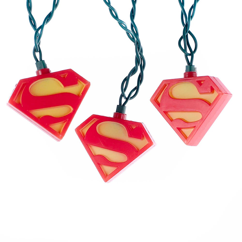 Kurt Adler 10-Light Superman Light Set